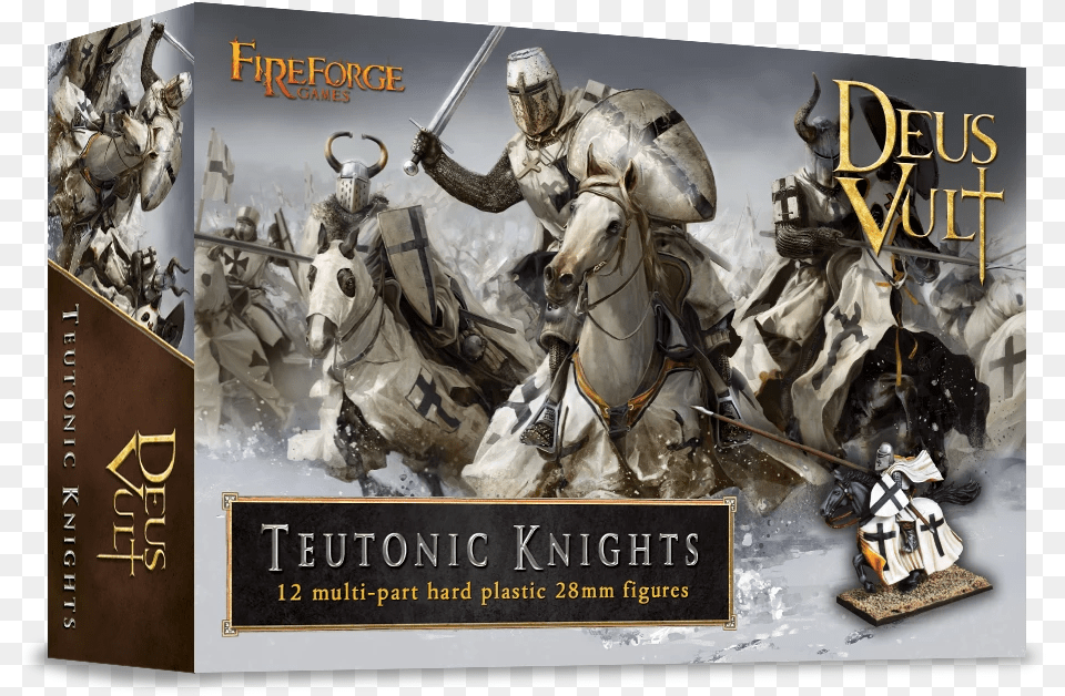 Deus Vult Teutonic Knights, Knight, Person, Sword, Weapon Free Png Download