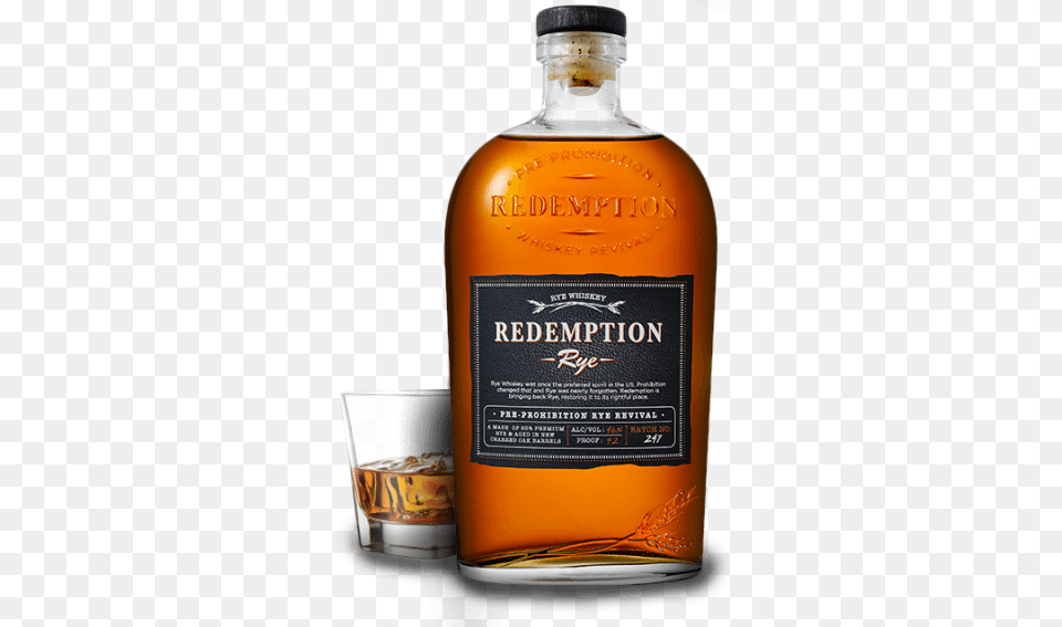 Deutsch Family Wine Amp Spirits39 Redemption Rye Redemption Rye, Alcohol, Beverage, Liquor, Whisky Free Png