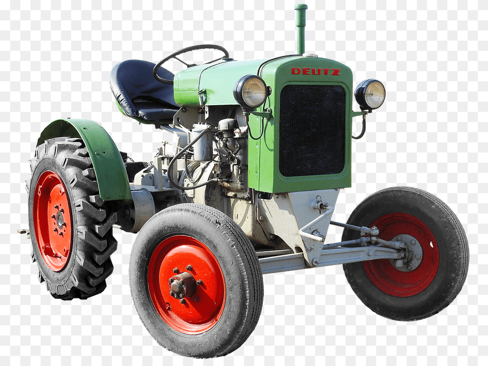 Deutz Machine, Wheel, Tractor, Transportation Png Image