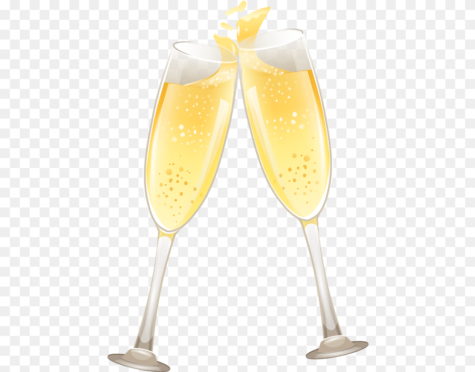 Deux Verres De Champagne, Alcohol, Beverage, Glass, Liquor Free Png