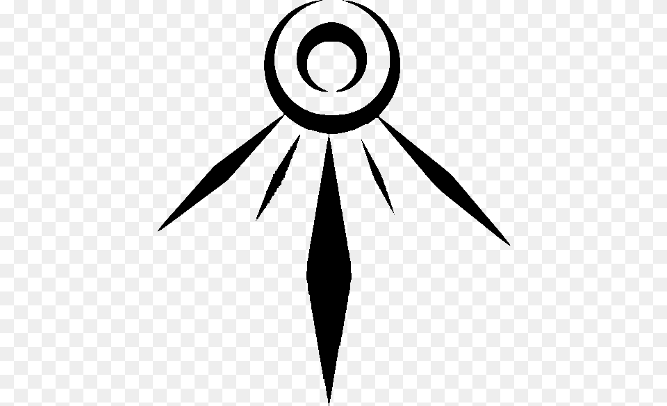 Deva Clan Symbol Clan Namikaze Symbol, Cross, Silhouette, People, Person Png