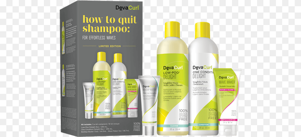 Devacurl Wavy Hair Kit, Bottle, Shampoo Free Png Download