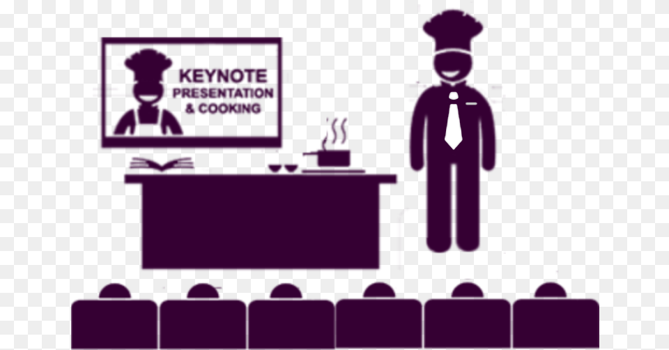 Developed By Celebrity Chef Subject Matter Expert Public Speaking, People, Person, Purple, Indoors Png Image