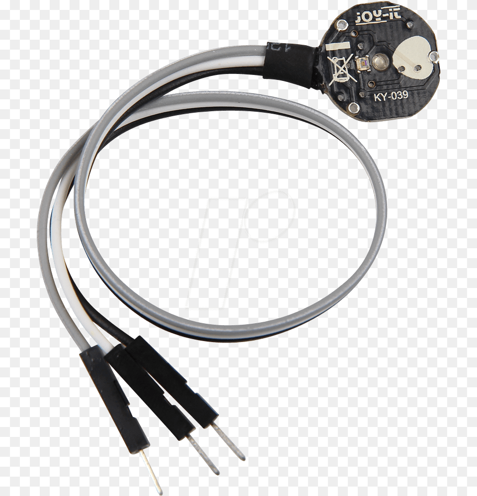 Developer Boards Heartbeat Sensor Heartbeat Sensor Ky 039, Adapter, Electronics, Headphones, Cable Free Png Download