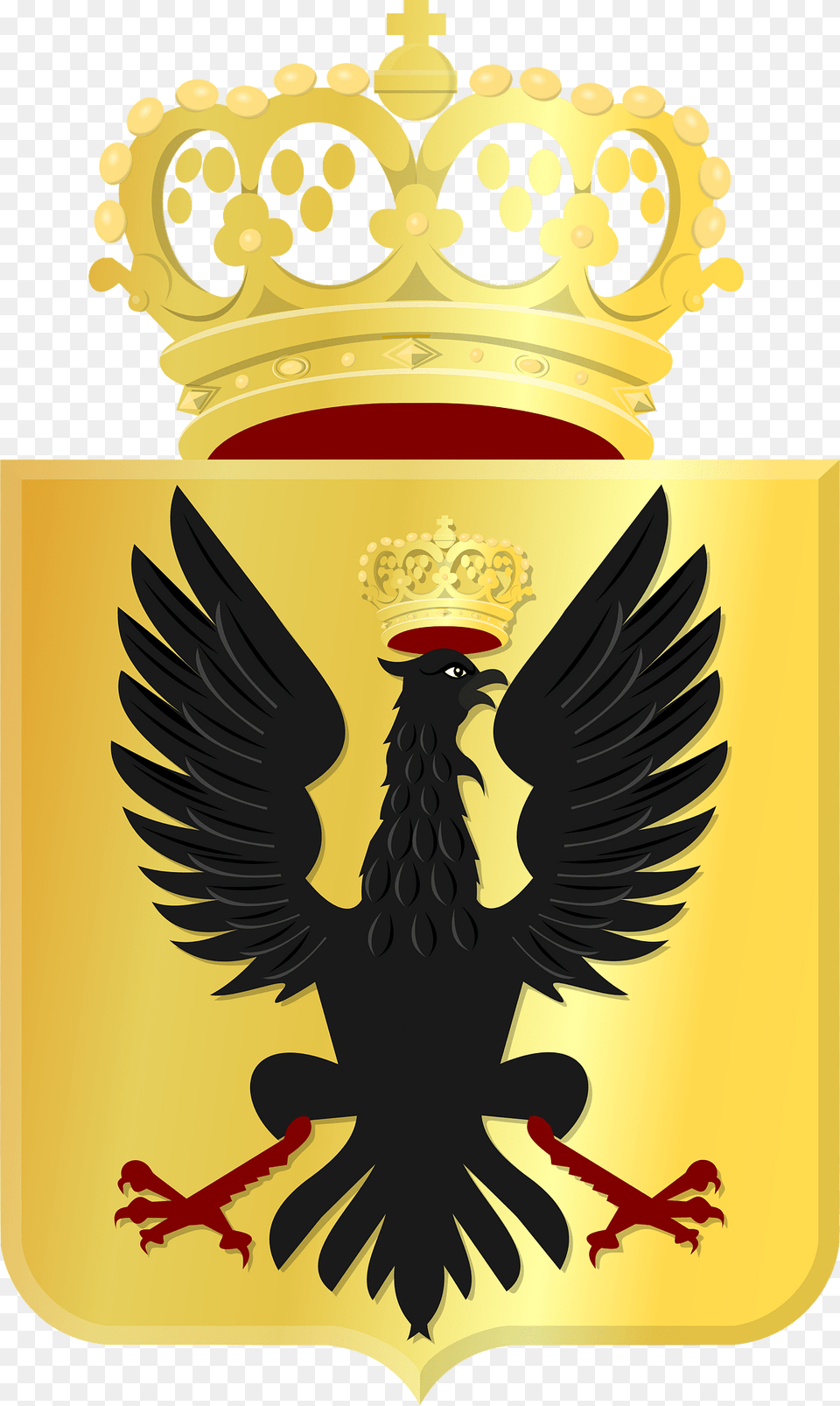 Deventer Wapen 1818 Clipart, Emblem, Symbol, Animal, Bird Free Transparent Png