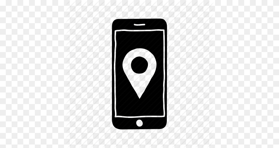 Device Directions Iphone Location Mobile Screen Smartphone, Accessories, Bottle, Formal Wear, Tie Free Transparent Png
