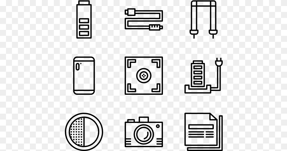 Device Icons, Gray Png Image