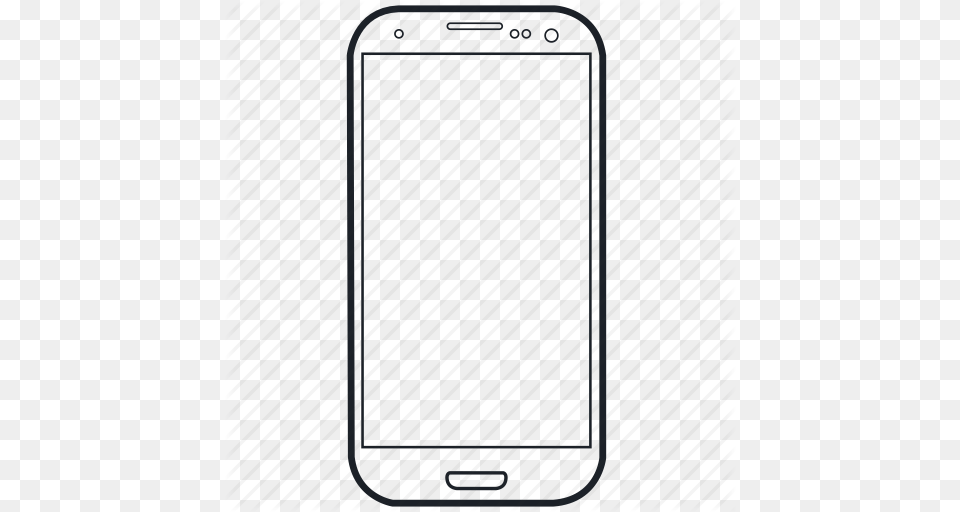 Device Lineart Smartphone Tech Technology Icon, Electronics, Mobile Phone, Phone, Glass Free Png Download