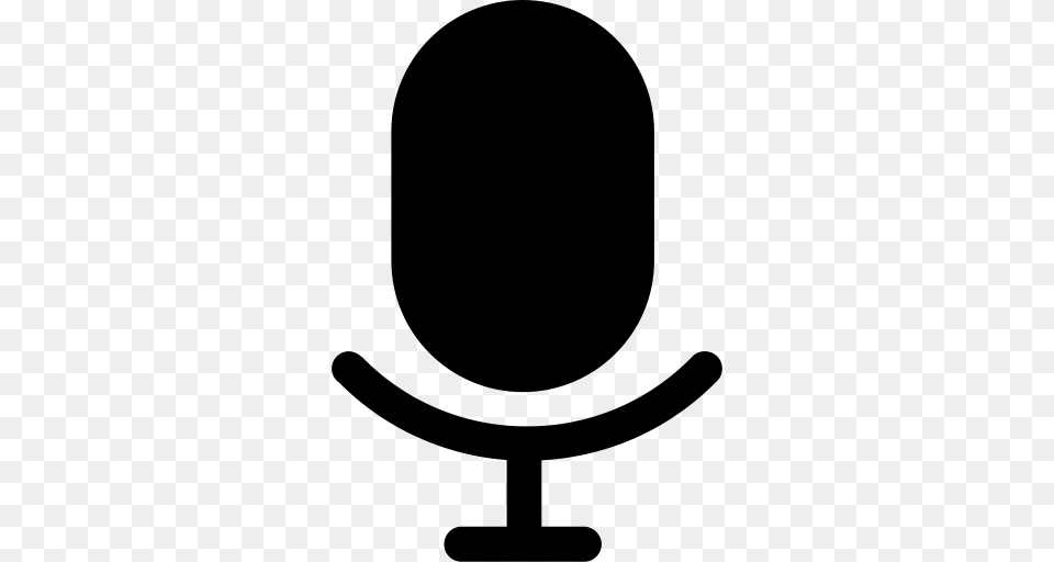 Device Status Microphone Microphone Record Icon And Vector, Gray Free Transparent Png