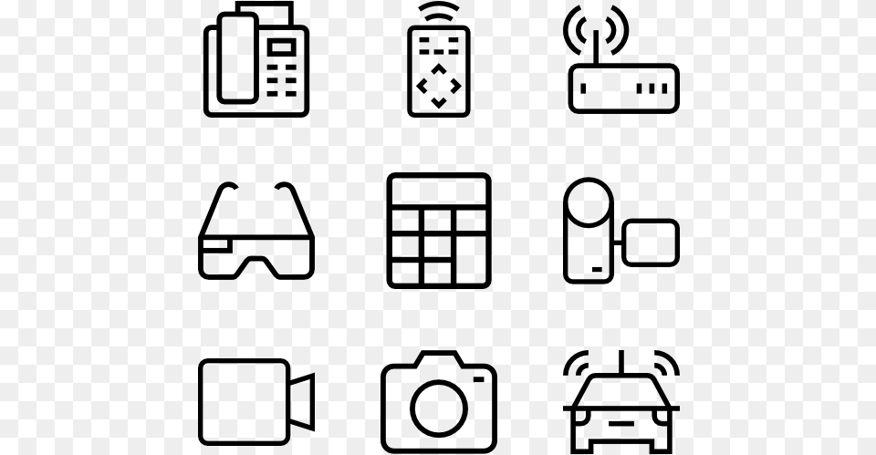 Devices Hotel Facilities Icon, Gray Free Png