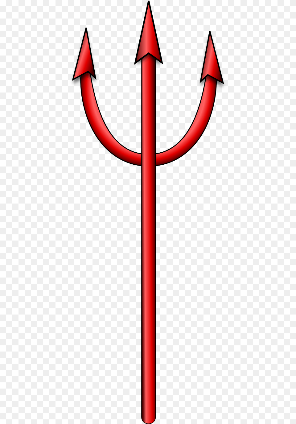 Devil Clip Art, Weapon, Bow, Trident Png Image