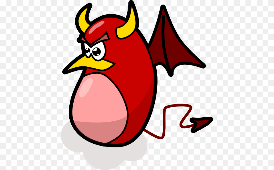 Devil Clip Art Vector, Animal, Beak, Bird Free Png