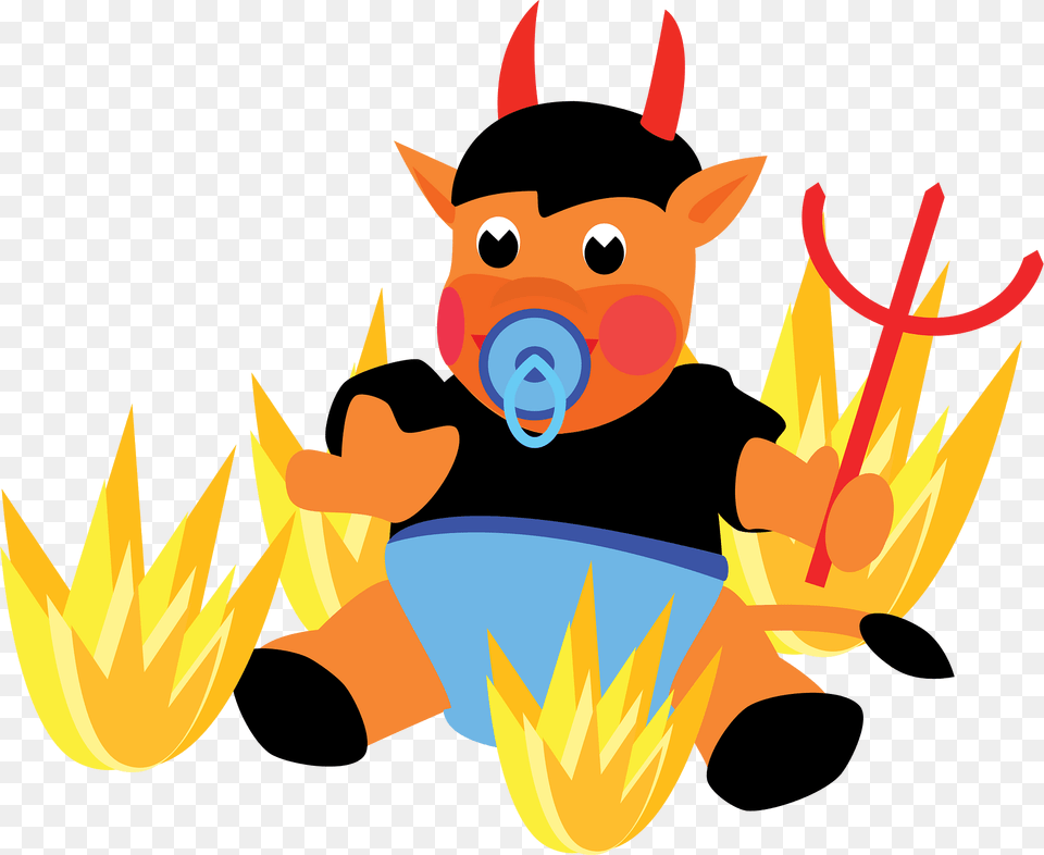 Devil Clipart, Baby, Person Png Image