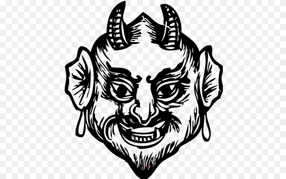 Devil Clipart Black And White Nice Clip Art, Lighting Free Png Download