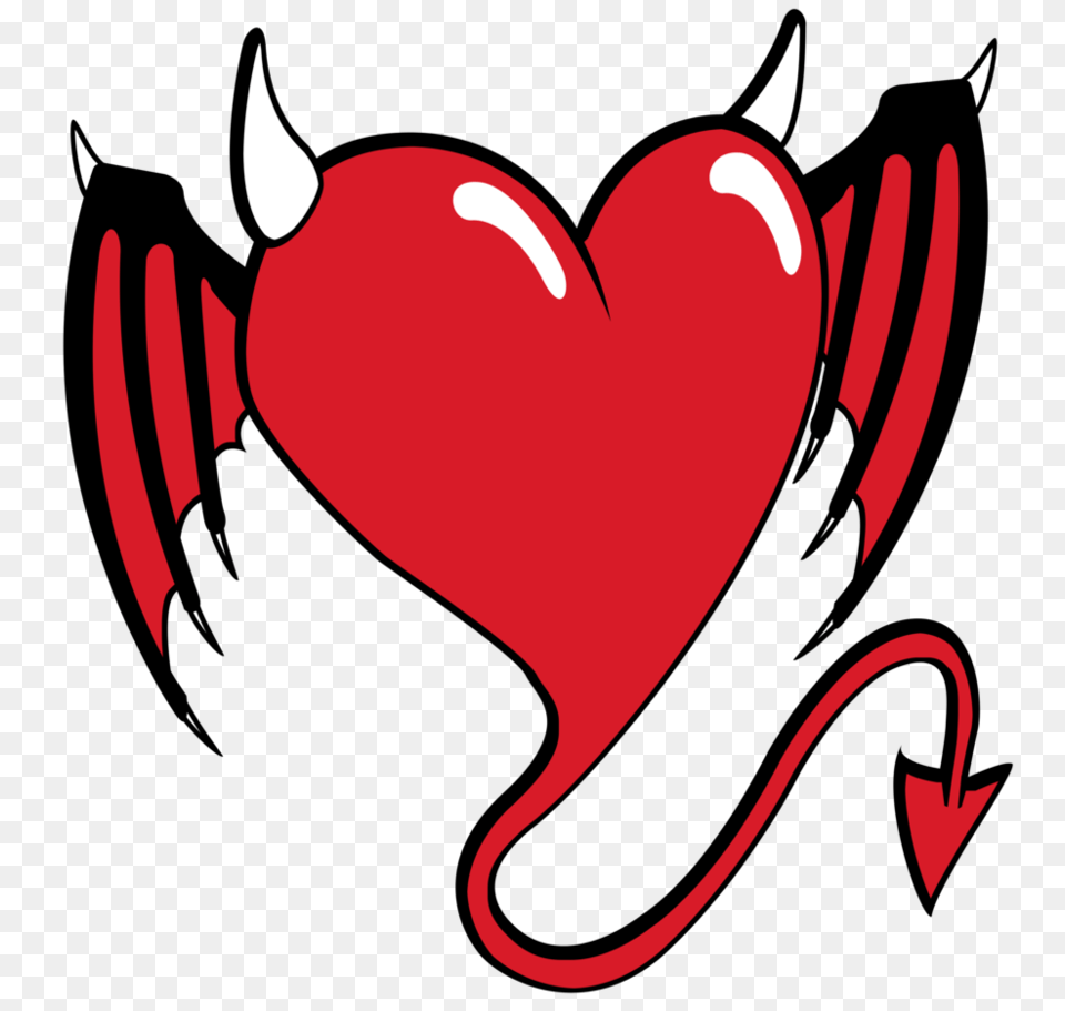 Devil Clipart Scared, Heart, Baby, Person Png