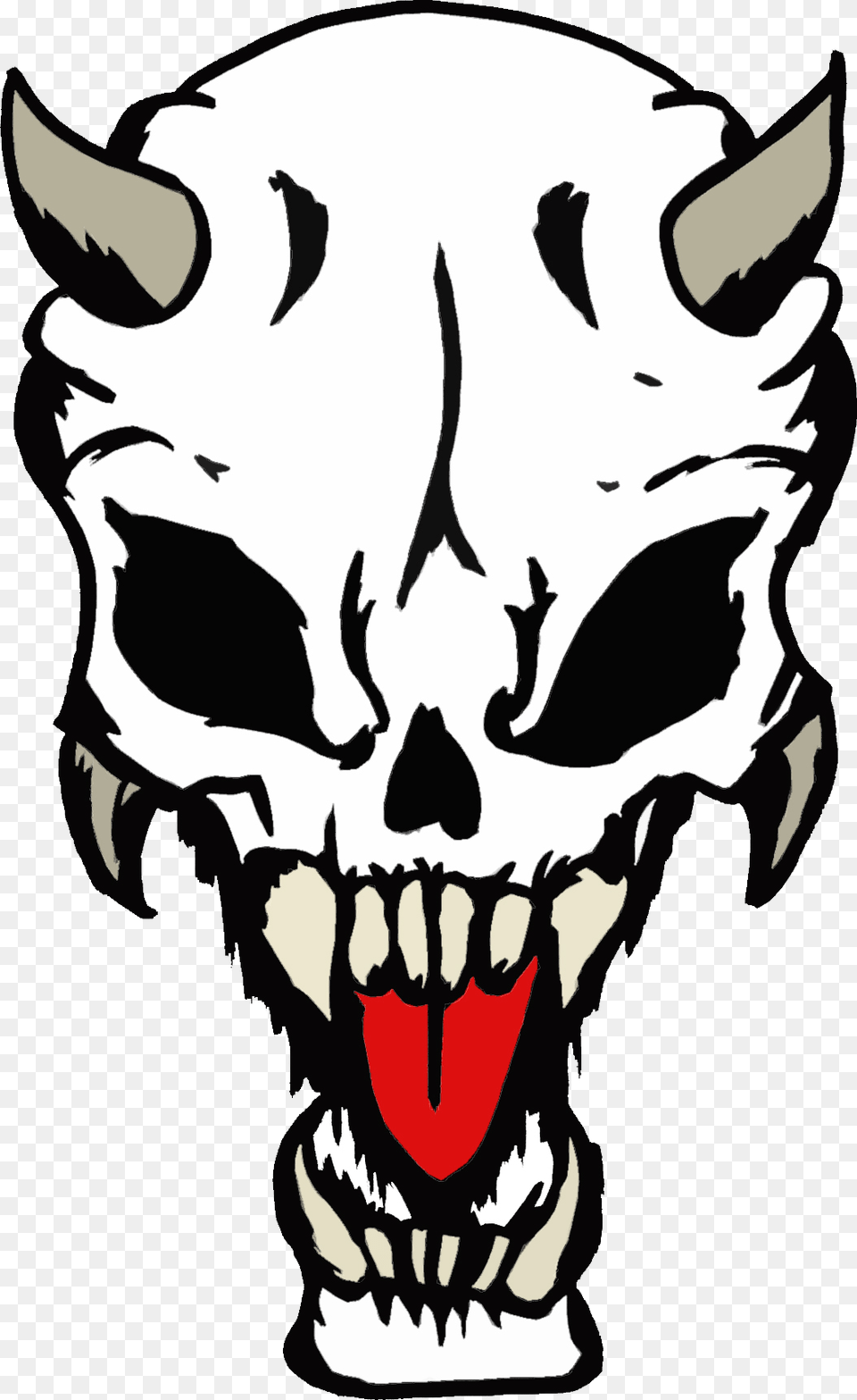 Devil Clipart Skull, Stencil, Body Part, Mouth, Person Free Png