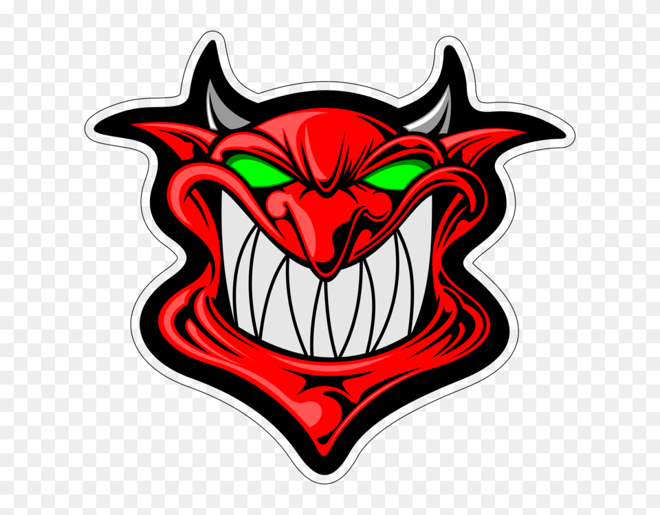 Devil Demon Satanism Cartoon, Emblem, Symbol, Logo, Smoke Pipe Free Png Download