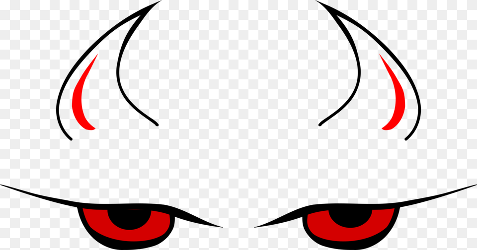 Devil Demon Sign Of The Horns Drawing Eye, Animal, Bull, Mammal Free Png Download