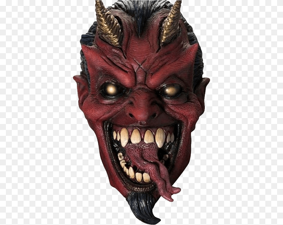 Devil Devil Mask, Person, Skin, Tattoo, Accessories Png Image