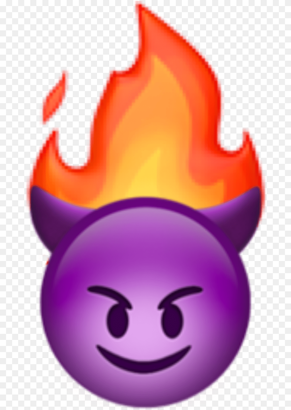 Devil Emoji, Fire, Flame Png