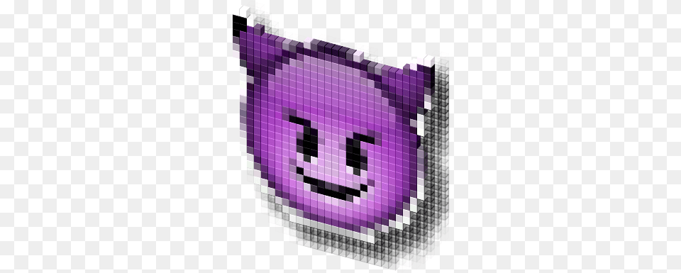 Devil Emoji Cursor Bad Suns, Purple, Blackboard Free Transparent Png