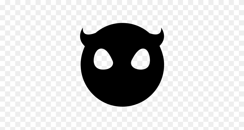 Devil Emoji Emoticon Icon With And Vector Format For Gray Free Png