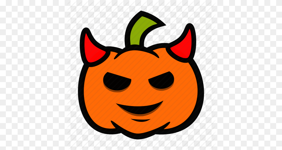 Devil Emoji Halloween Horns Pumpkn, Guitar, Musical Instrument, Food, Plant Free Png Download