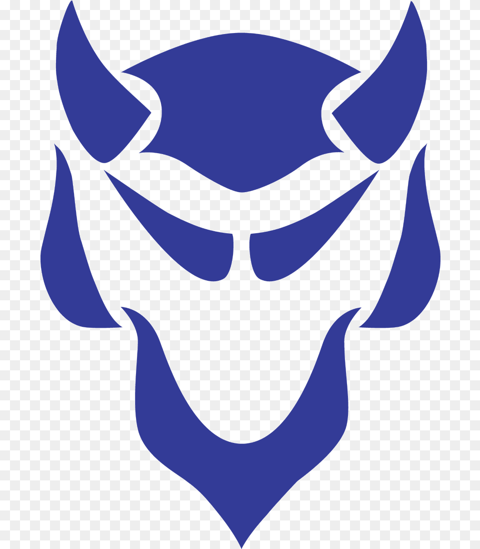 Devil For Davenport Central Elbert County Blue Devils Logo, Symbol, Animal, Fish, Sea Life Png Image