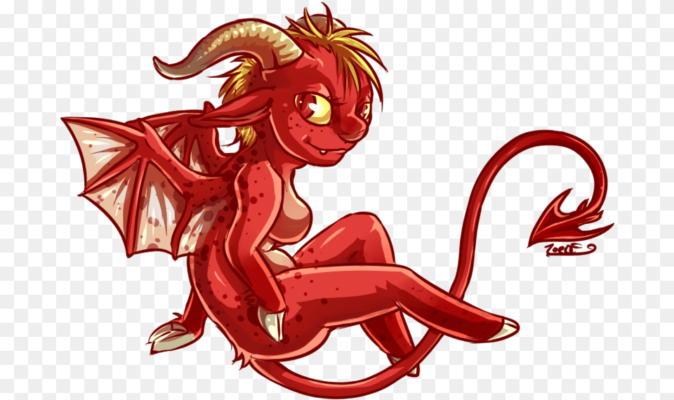 Devil Girl 5 Image Transparent Demon Anime Girl, Dragon, Baby, Person, Face Free Png Download