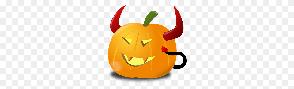 Devil Halloween Pumpkin, Festival, Food, Plant, Produce Free Transparent Png