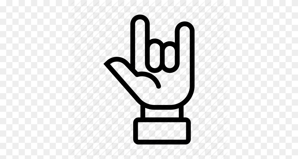 Devil Horn Hand Heavy Metal Horn Sign Rock Rock And Roll Icon, Clothing, Glove Free Png