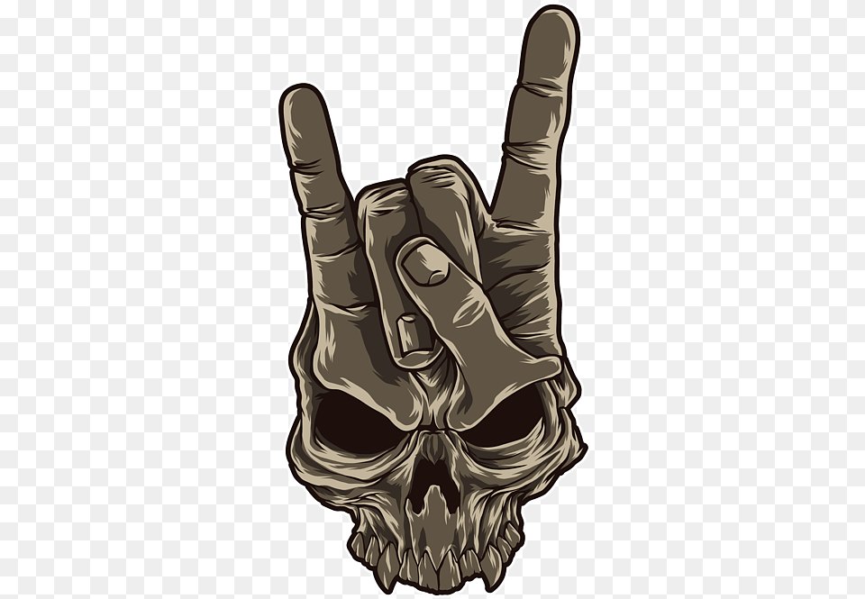 Devil Horns Sign Heavy Metal Hand Gesture Music Womenu0027s Tank Top Devil Horns Hand, Body Part, Finger, Person, Clothing Png Image