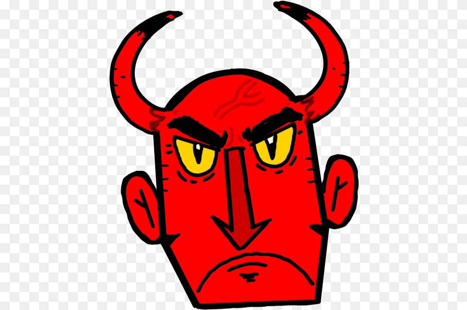 Devil Horns Transparent Gif Demon Face Transparent Gif, Animal, Bull, Mammal, Smoke Pipe Png Image