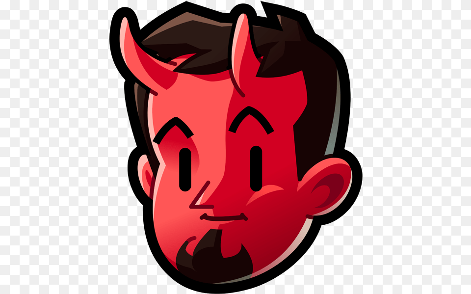 Devil Icon Red Head Cartoon Face Hell Satan Devil Avatar, Animal, Mammal, Pig, Ammunition Free Transparent Png