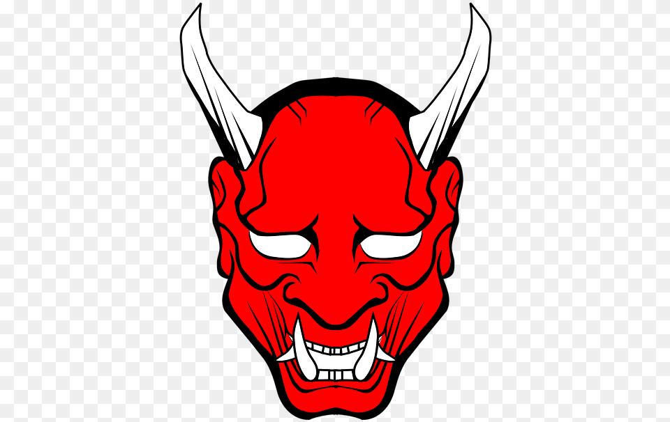 Devil Japan Coloring Book 30 Designs To Color, Mask, Baby, Person Free Transparent Png