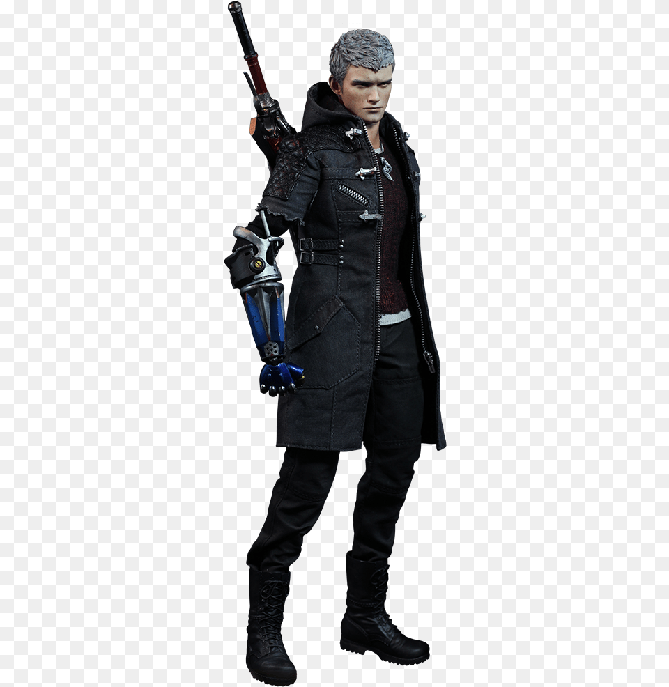 Devil May Cry 5 Action Figure, Clothing, Coat, Jacket, Adult Free Png Download