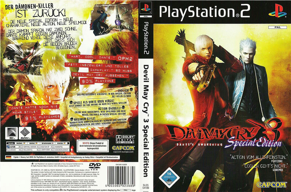 Devil May Cry Devil May Cry 3 Se, Advertisement, Book, Publication, Poster Free Png