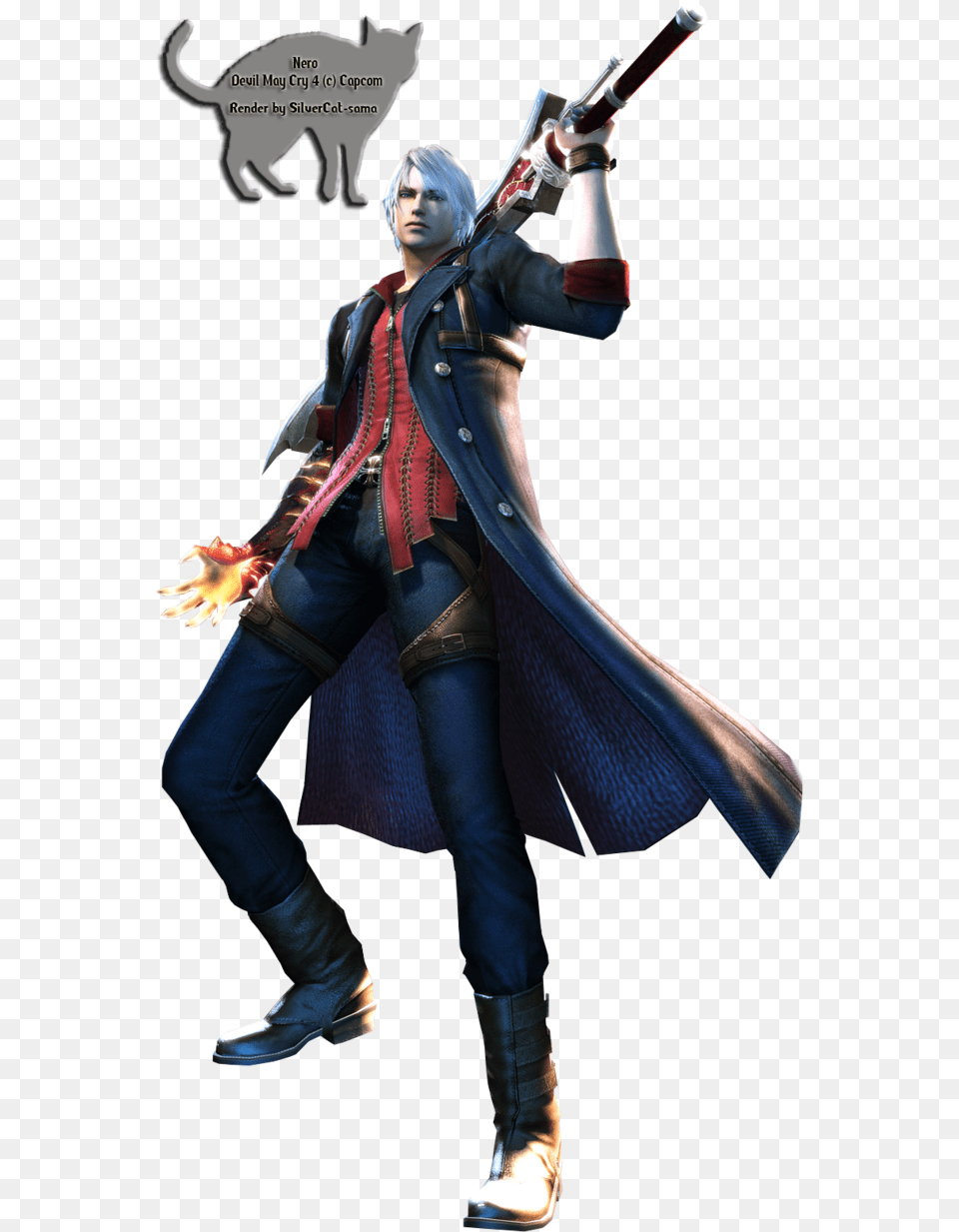 Devil May Cry I Wallpaper Crying Devil May Cry 3 Nero, Adult, Shoe, Person, Woman Png Image