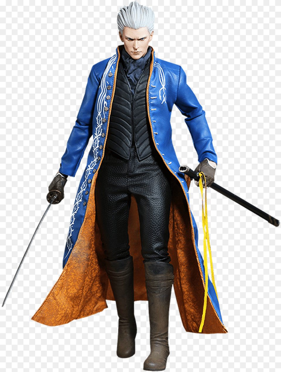 Devil May Cry Iii, Clothing, Coat, Adult, Person Free Png