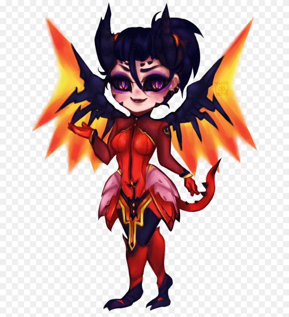 Devil Mercy By Monmemonster, Baby, Person, Book, Comics Free Png
