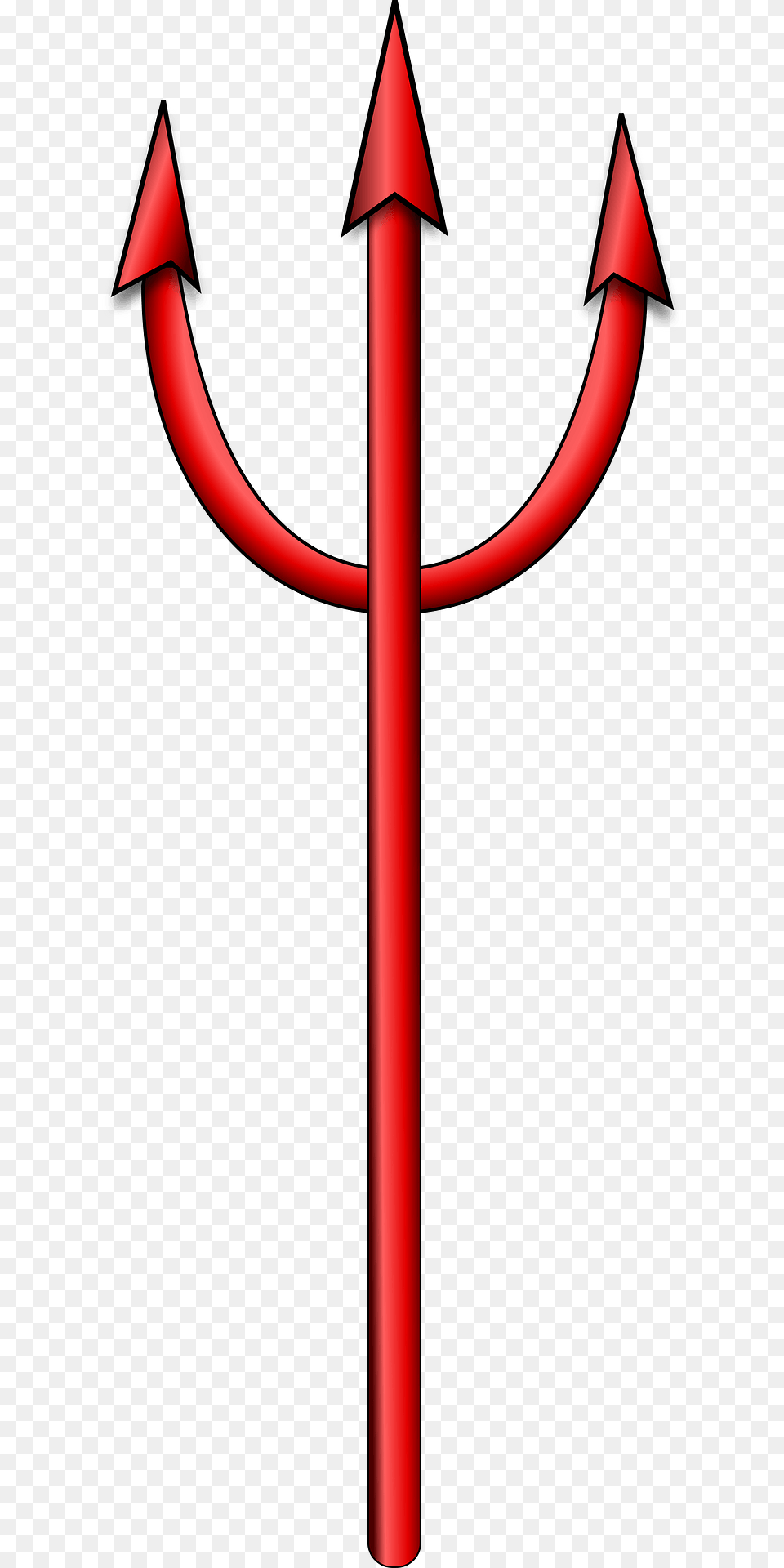 Devil Pitchfork Clipart, Weapon, Trident Png