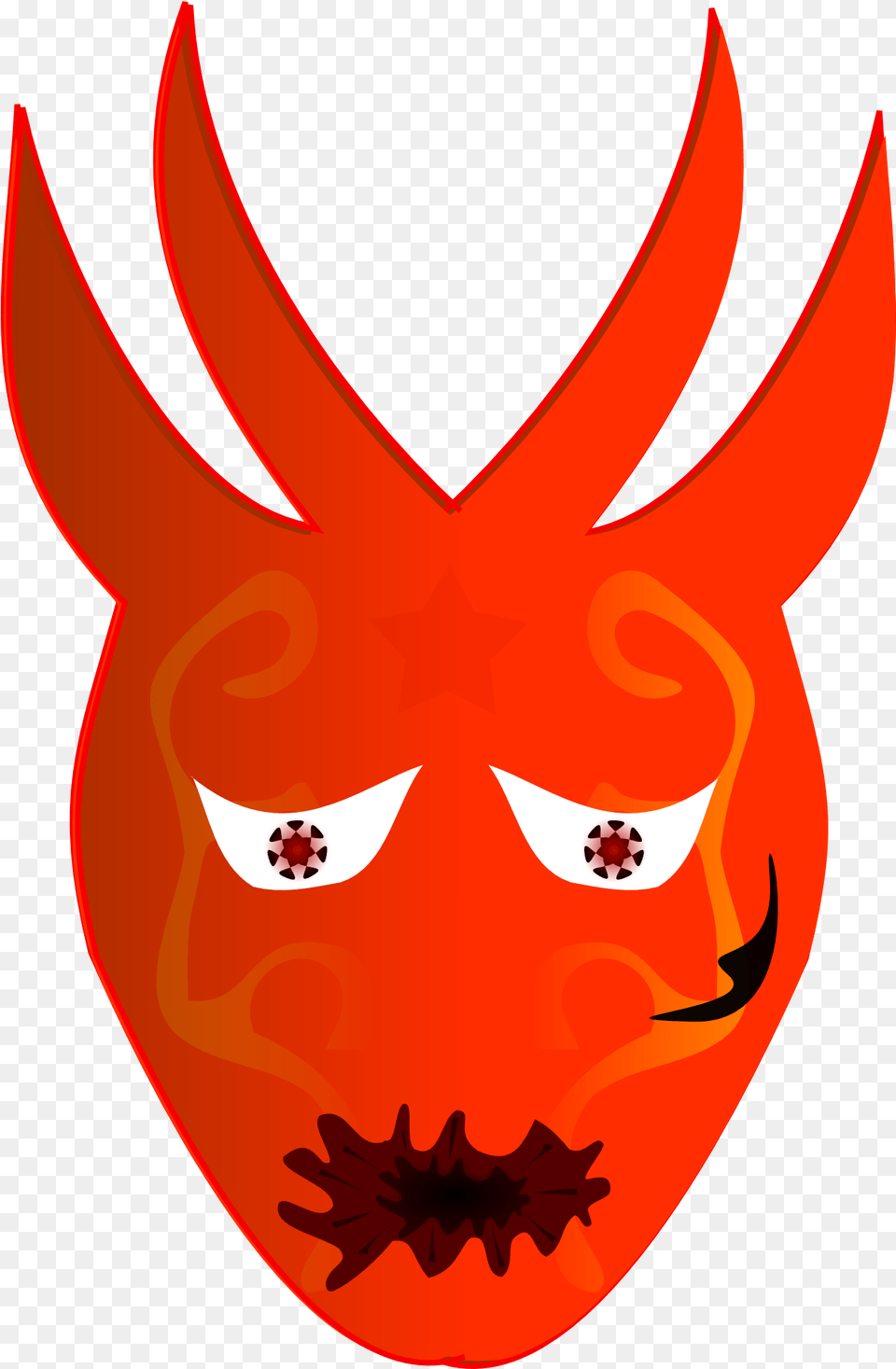 Devil Sad Monster Drawing Mascaras De Lucifer, Food, Ketchup Png Image