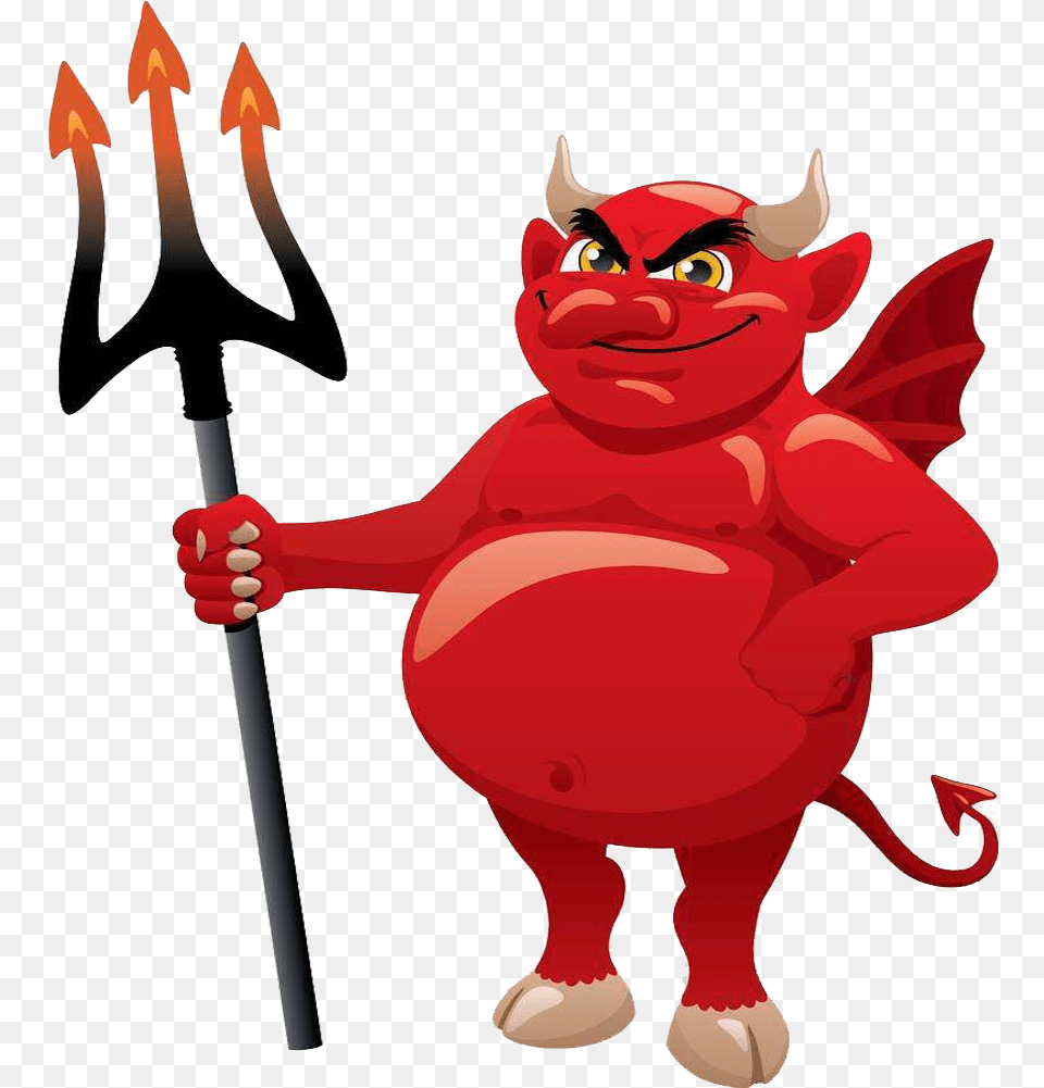 Devil Satan Cartoon Clip Art The Satan Cartoon, Baby, Person, Weapon, Face Free Png