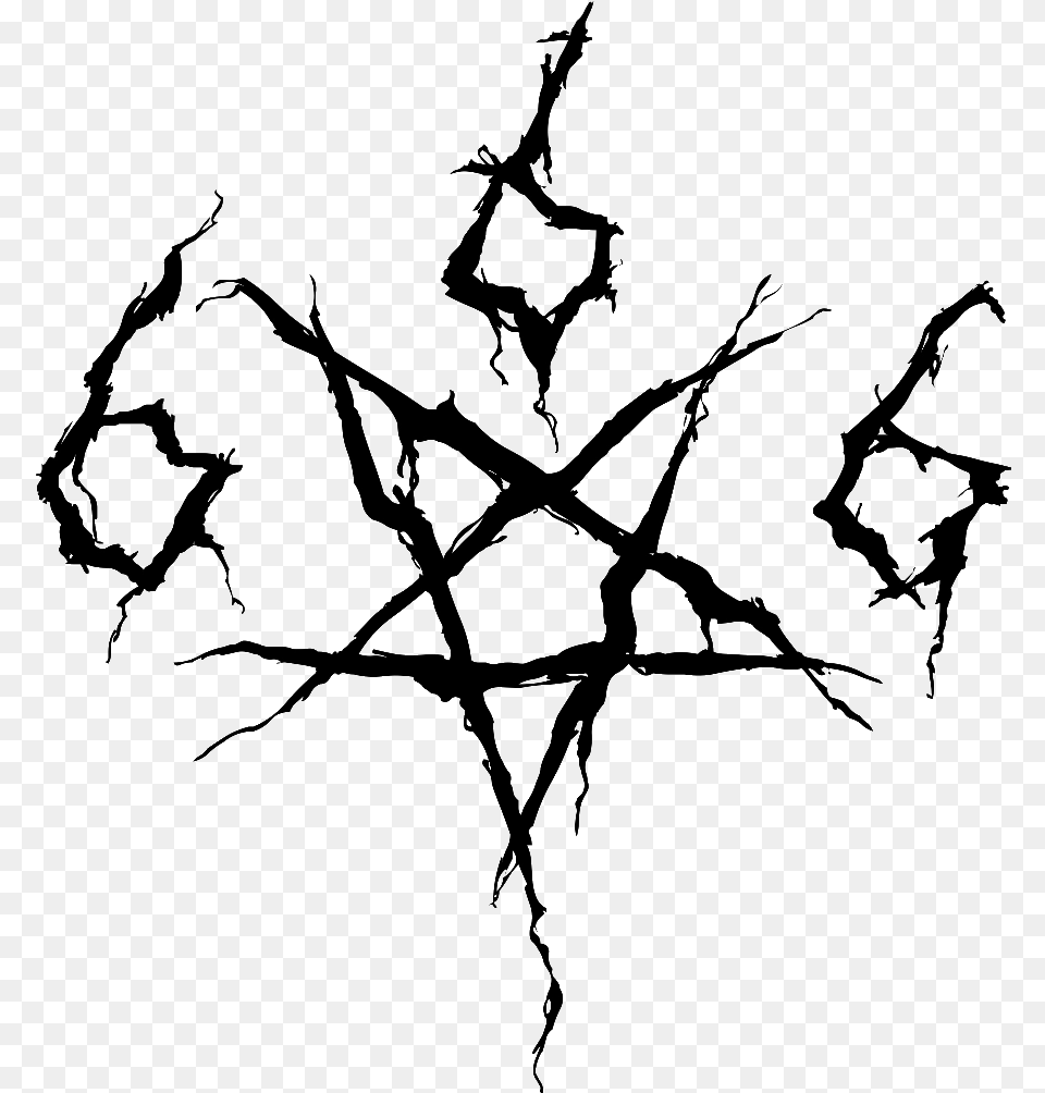Devil Satan Pentagram Black Freetoedit Satan, Cross, Symbol, Nature, Outdoors Png Image