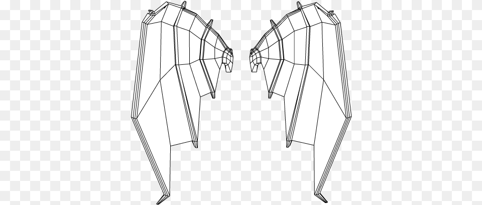 Devil Wings Folding, Art Png