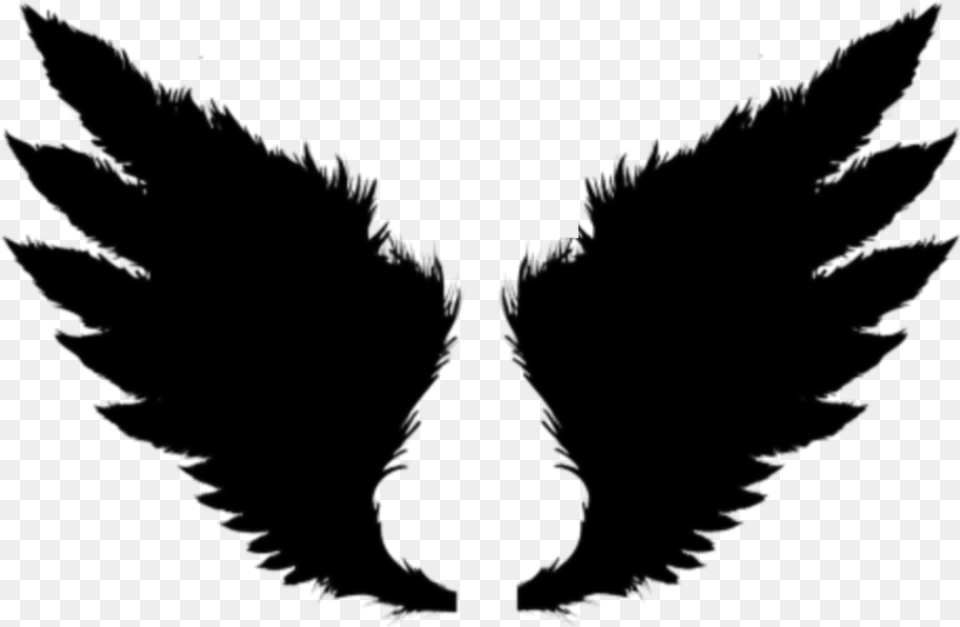 Devil Wings Freetoedit Picsart Wings Editing, Person, Silhouette Free Transparent Png
