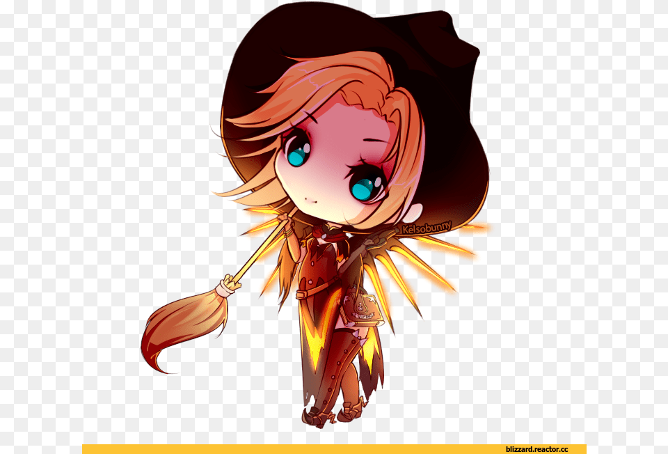Devil Witch Mercy Overwatch, Book, Comics, Publication, Adult Free Transparent Png