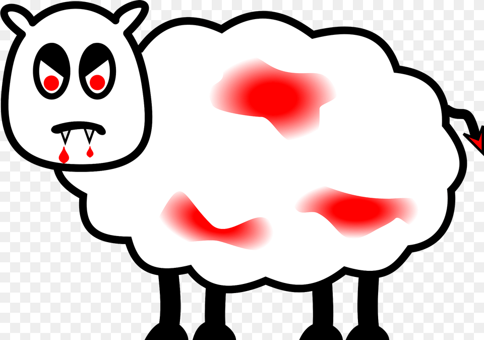 Devilish Sheep Clipart, Animal, Livestock, Mammal, Kangaroo Free Transparent Png