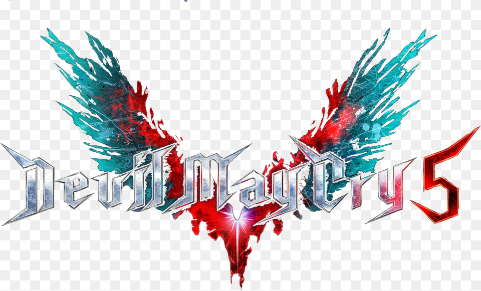 Devilmaycry5 Logo Capcom Wings Devil May Cry 5 Game Logo, Art, Graphics, Adult, Female Png Image