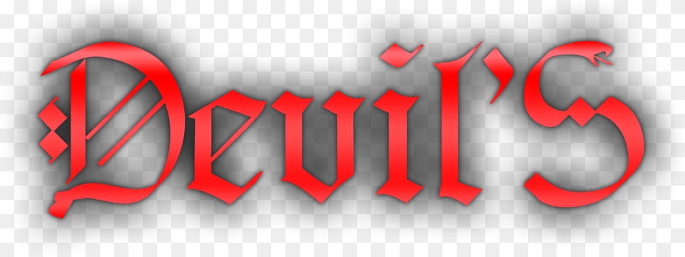 Devils Logo Graphic Design, Text, Dynamite, Weapon Png Image